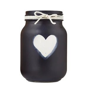 Mason Jar Chalkboard Votive Candle Holder
3in x 5in Glass Decoration